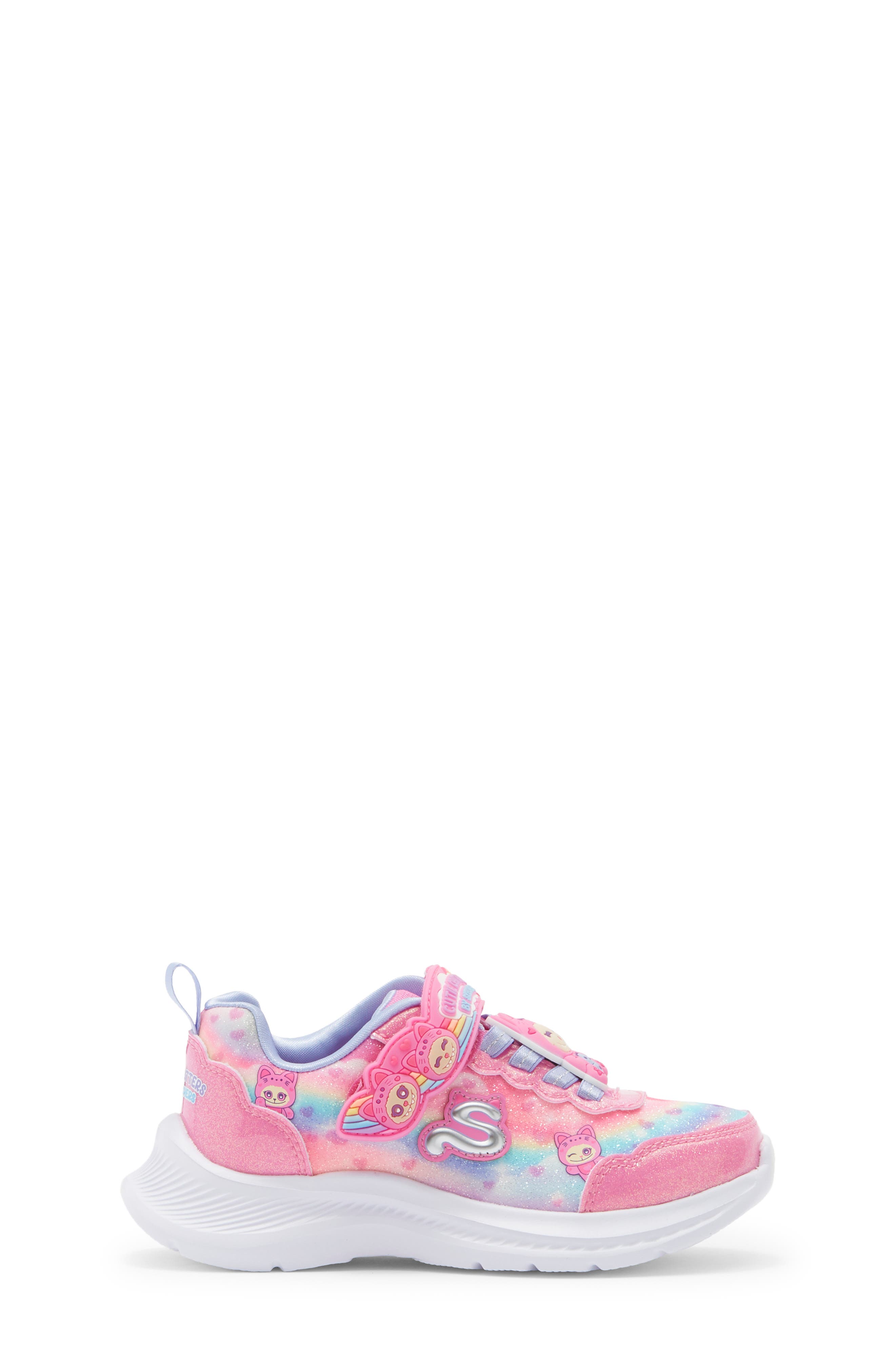 SKECHERS Kids' Jumpsters Sneaker, Alternate, color, Pink Multi