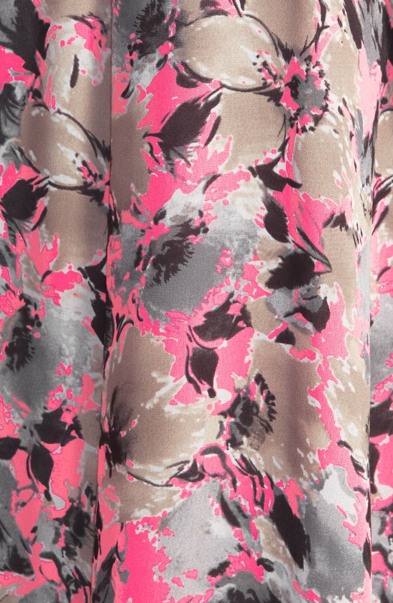 ASTR the Label ASTR High Neck Trapeze Dress, Alternate, color, 