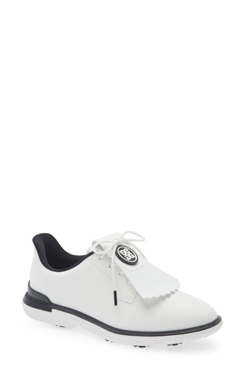 Gallivan2R Debossed Heart G's Kiltie Golf Shoe (Women)