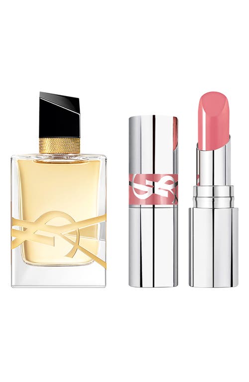 Saint Laurent Yves Libre Eau De Parfum & Loveshine Lip Oil Stick Set $51 Value In Transparent