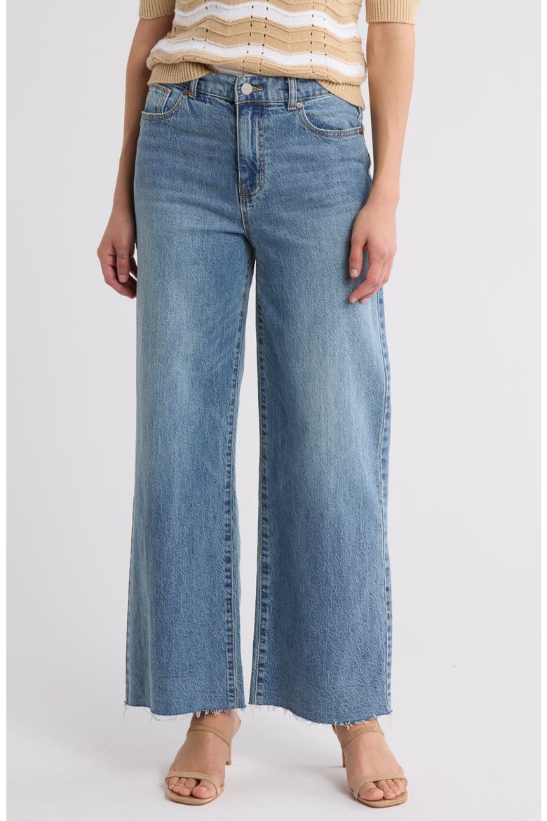 Denver Wide Leg Crop Jeans, Main, color, OCEAN