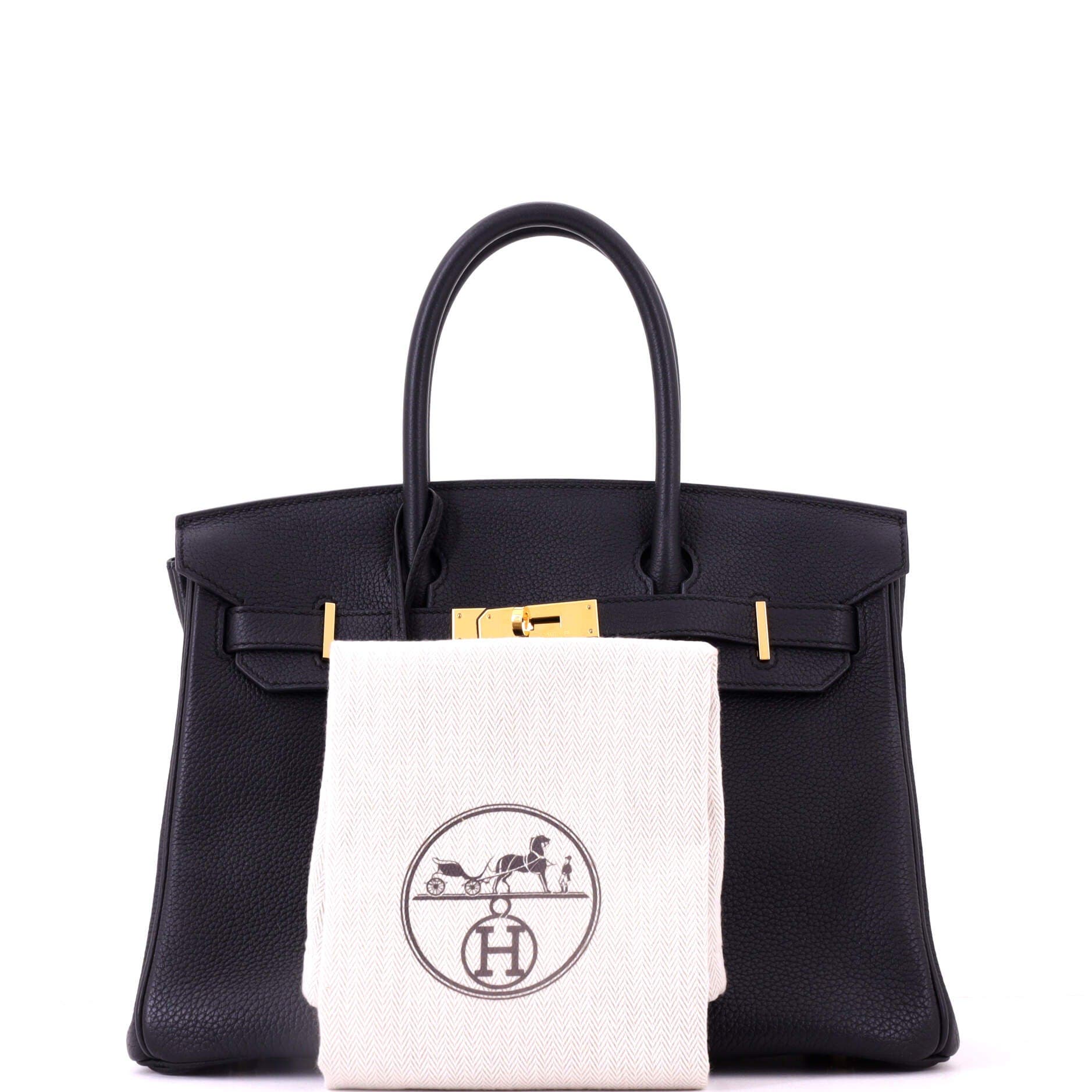 Birkin Handbag Black Togo with Gold Hardware 30, Alternate, color, Black