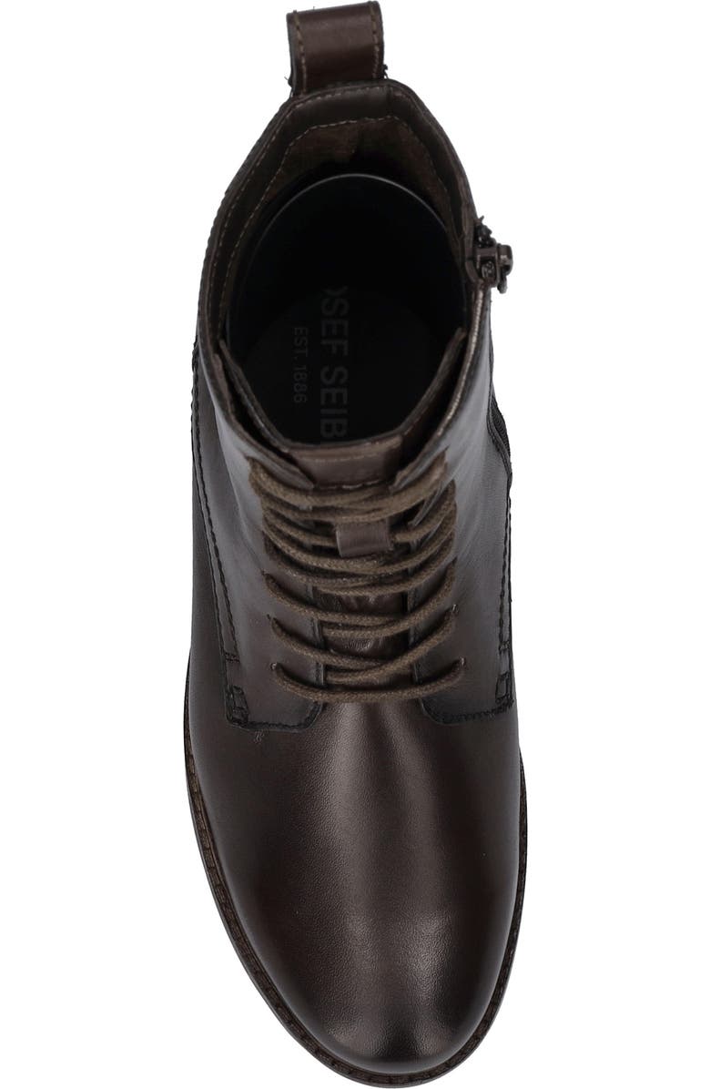 Josef Seibel Kate Waterproof Lace Up Bootie, Alternate, color, Moro