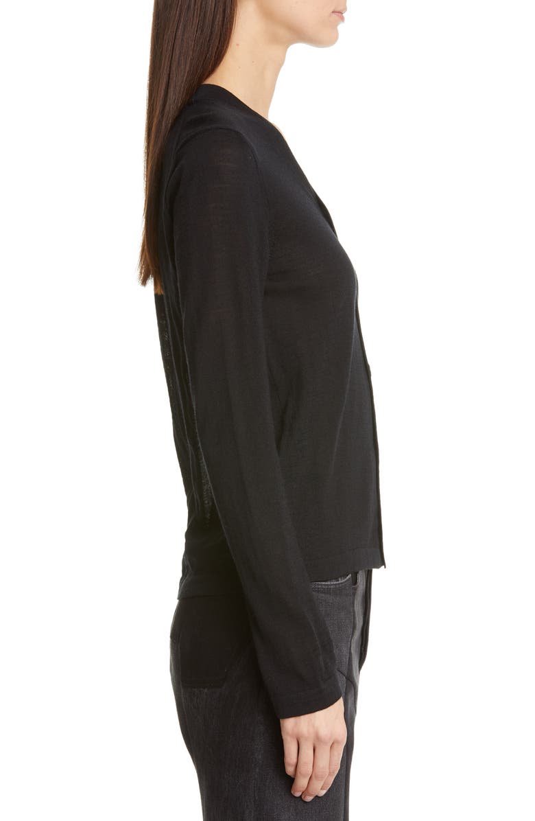 Comme des Garçons Wool Cardigan, Alternate, color, 