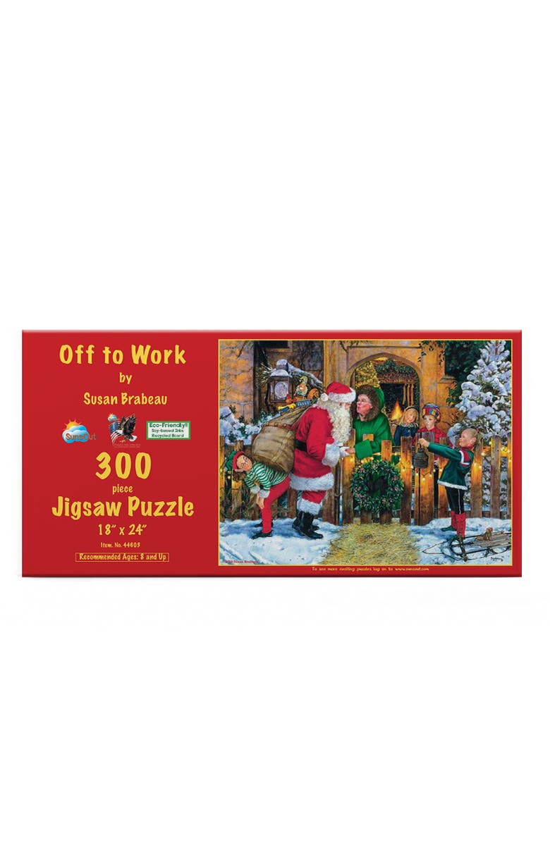 Sunsout Off to Work 300 piece Jigsaw Puzzle for Adults, Alternate, color, Multicolor