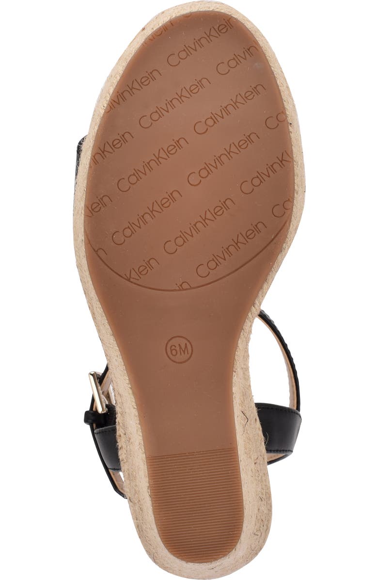 Calvin Klein Hamal Espadrille Wedge Sandal, Alternate, color,
