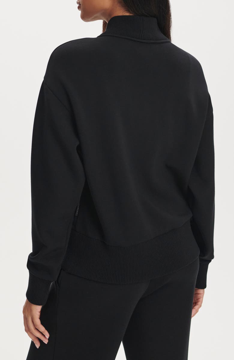 Varley Sally Half Zip Sweatshirt, Alternate, color, Black
