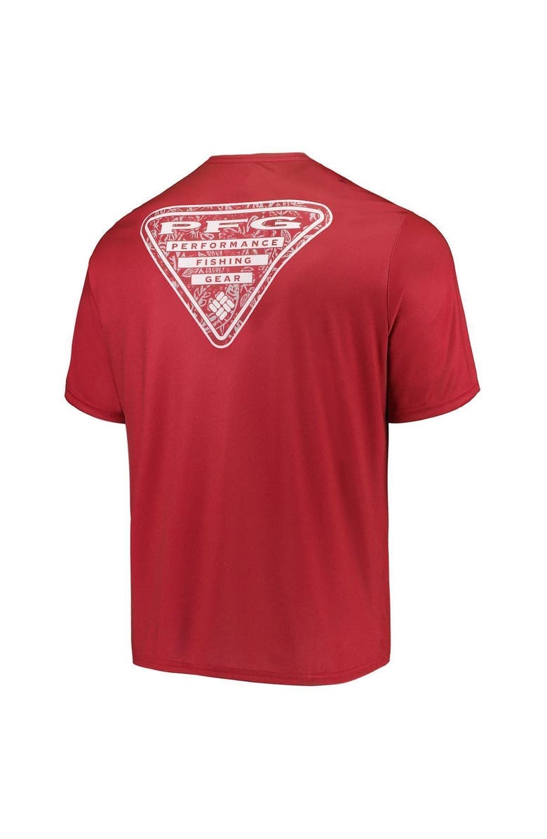 Columbia Men's Columbia Scarlet Nebraska Huskers Terminal Tackle Omni-Shade T-Shirt, Alternate, color, 