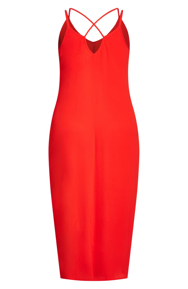 City Chic Color Burst Maxi Dress, Alternate, color, Tigerlily