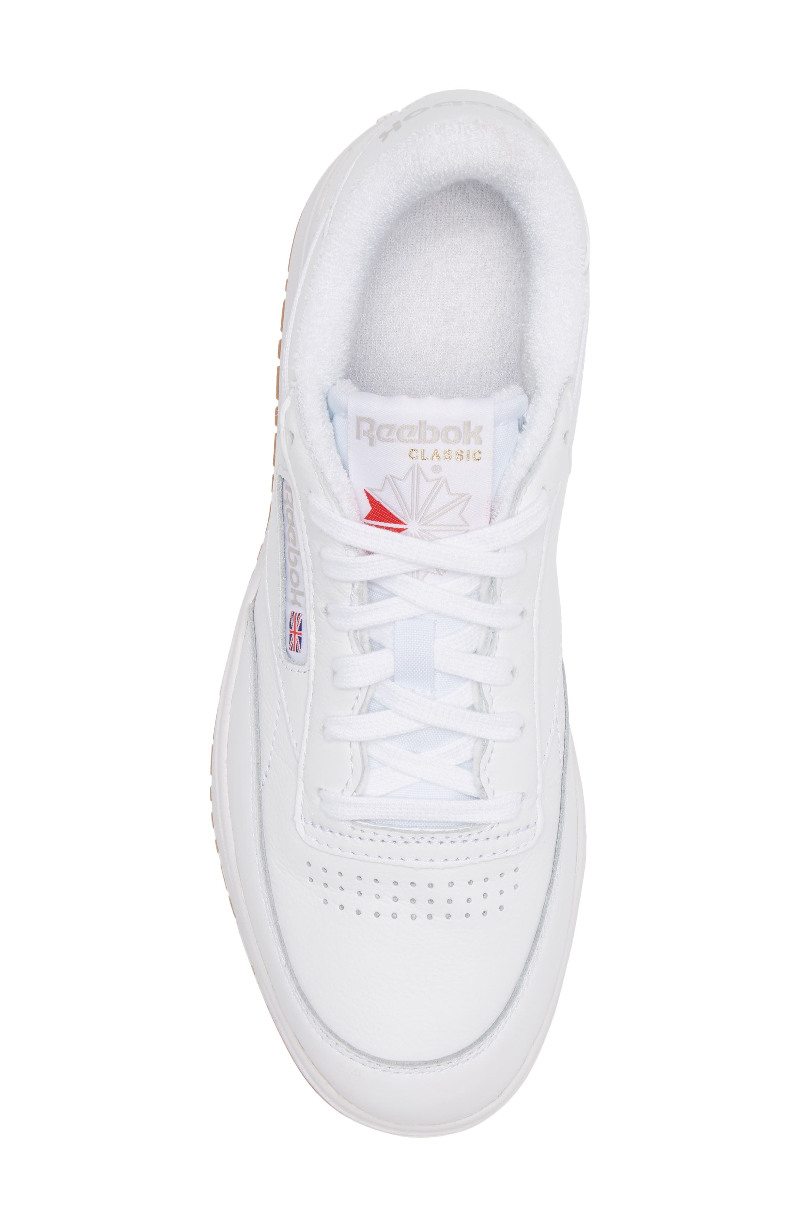 Reebok Club C Double Platform Sneaker, Alternate, color, 