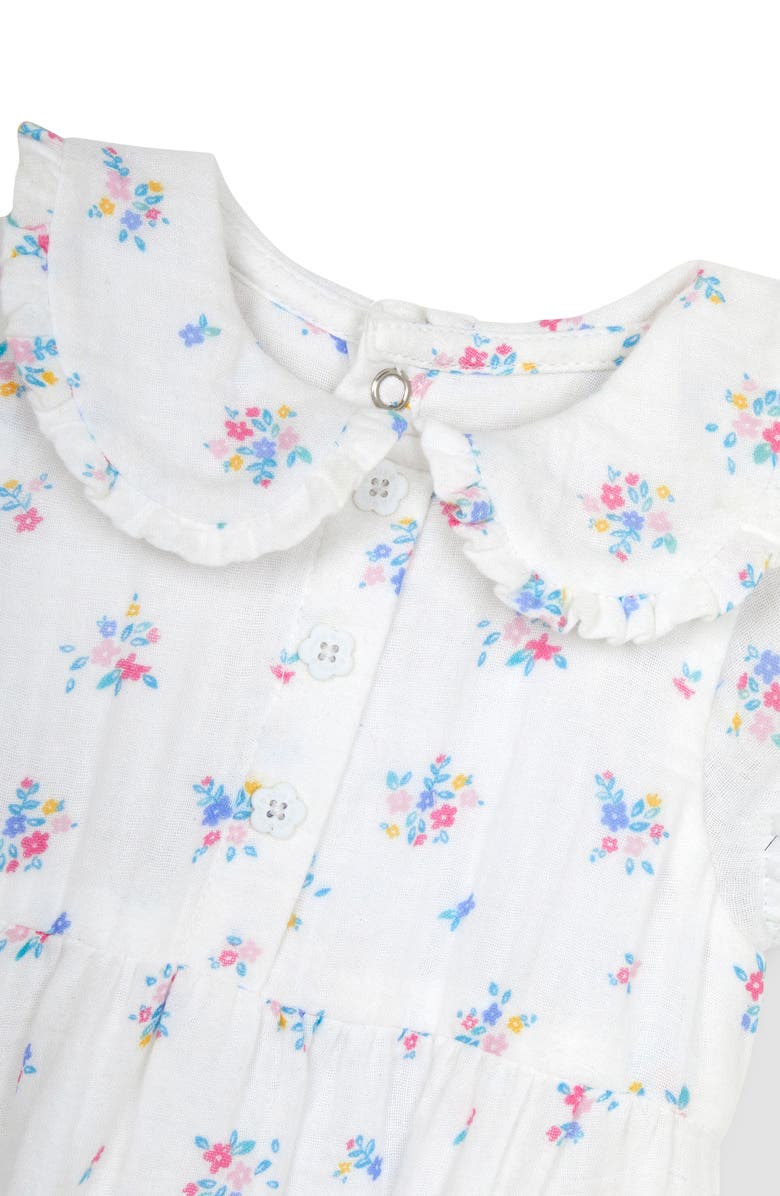 JOJO MAMAN BEBE Floral Romper & Headband Set, Alternate, color,