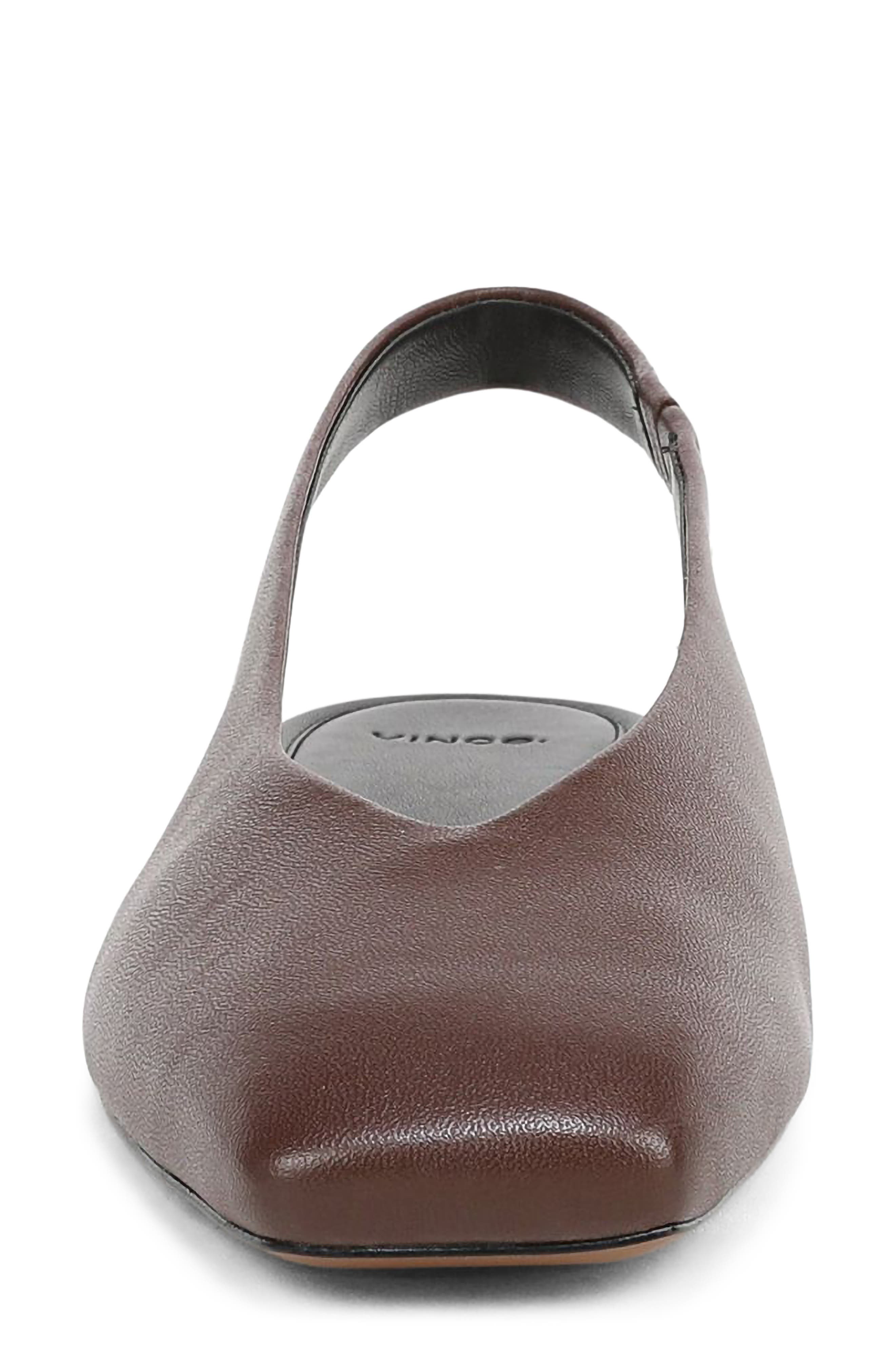 Darlina Slingback Flat, Alternate, color, MOLTON BROWN