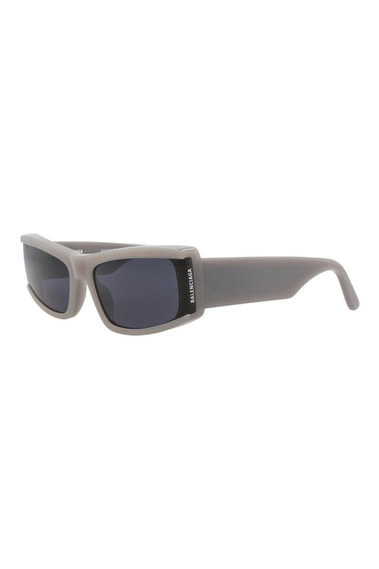 66mm Rectangular Sunglasses, Alternate, color, GREY GREY BLUE