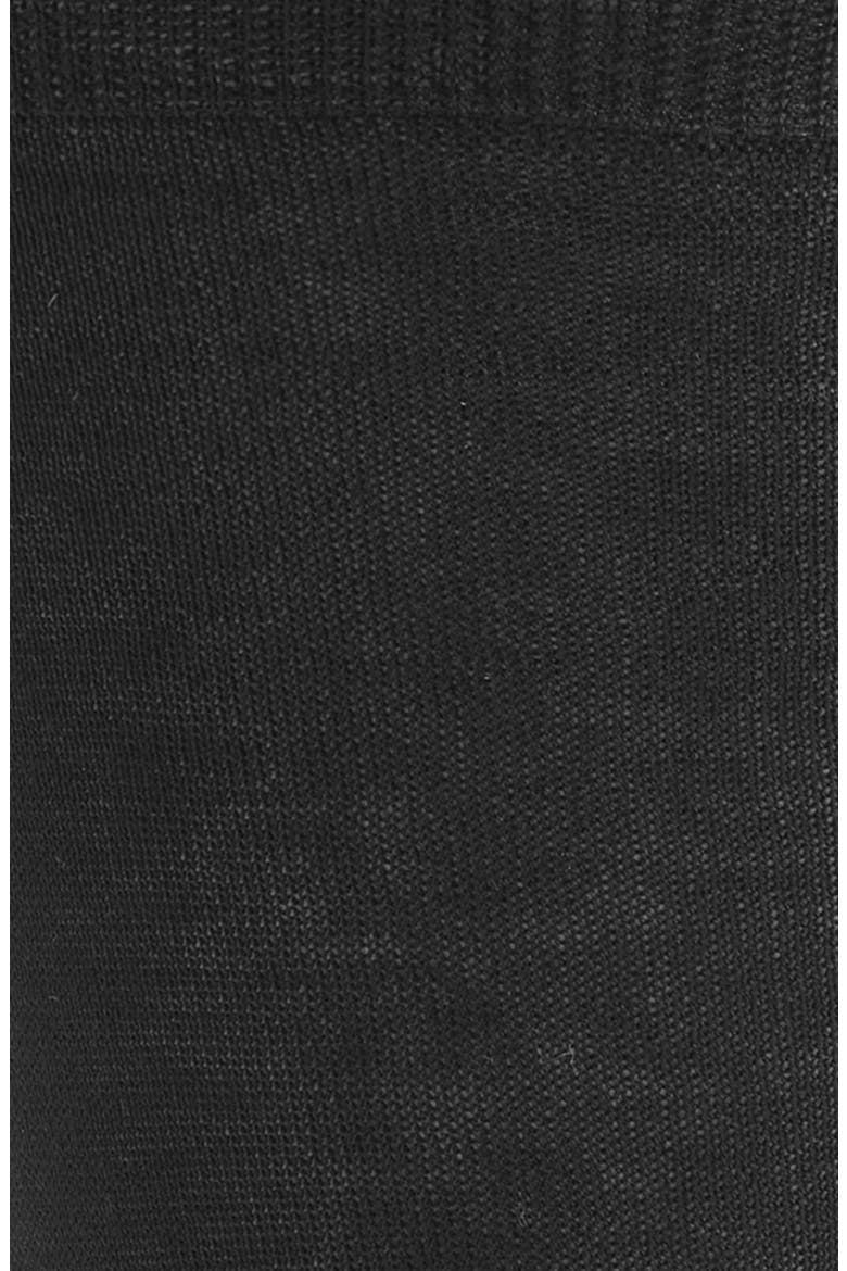 Solid Cotton Dress Socks, Alternate, color, BLACK