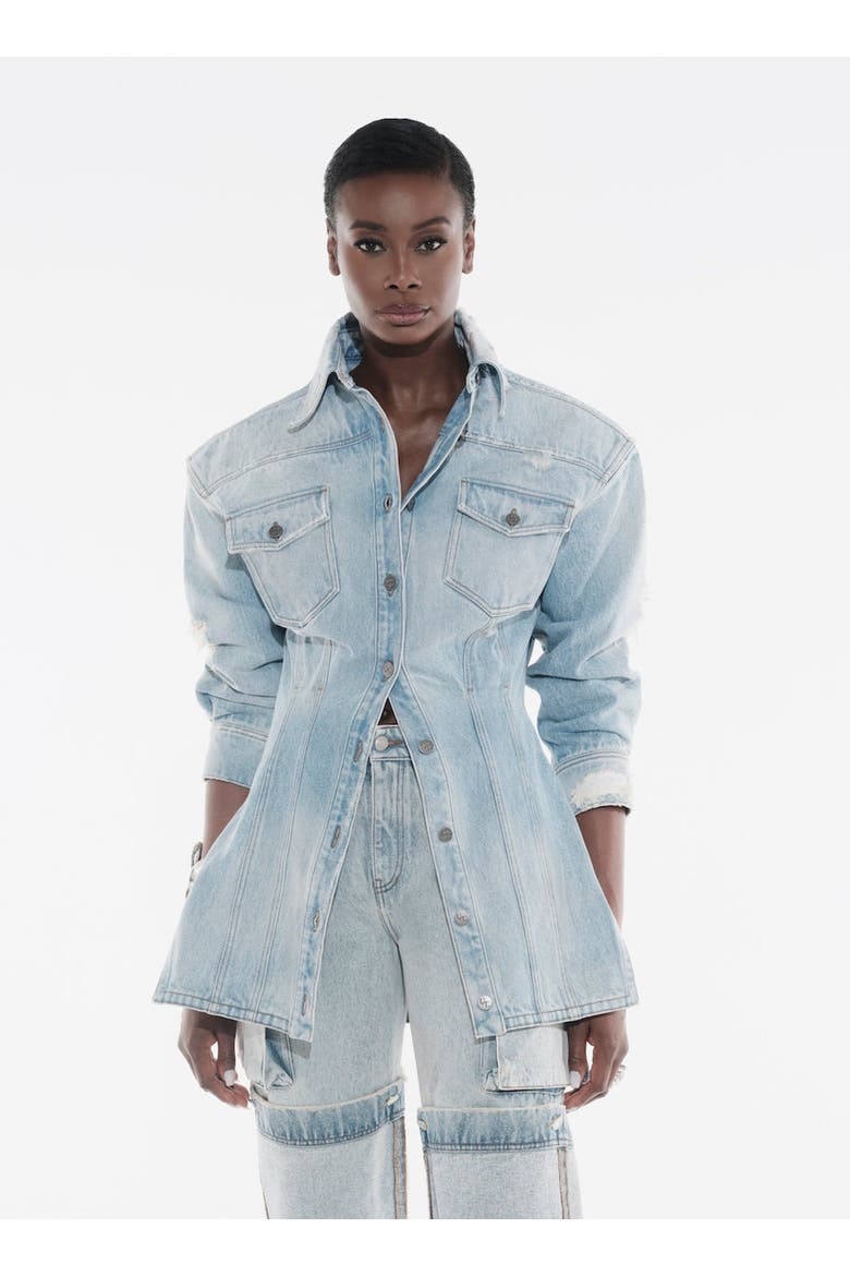 Si Si Shacket, Alternate, color, Blue