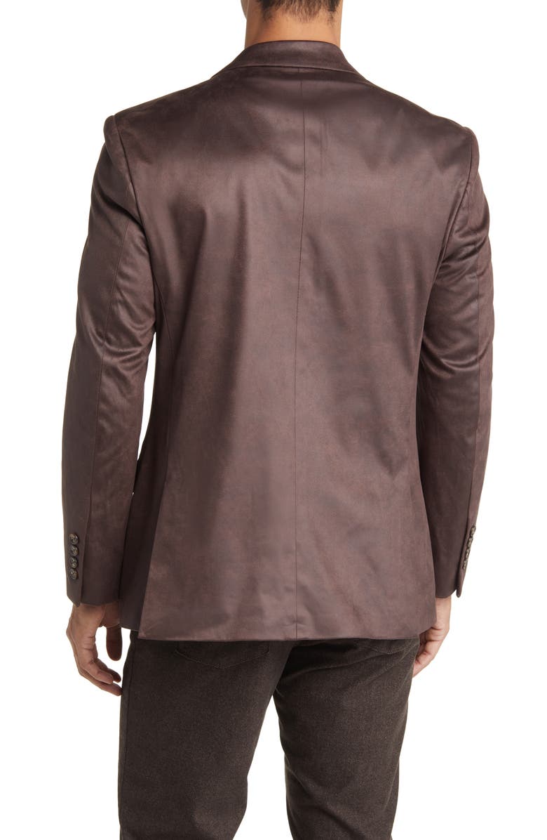 DANIEL HECHTER Norris Faux Suede Sport Coat, Alternate, color, Tobacco