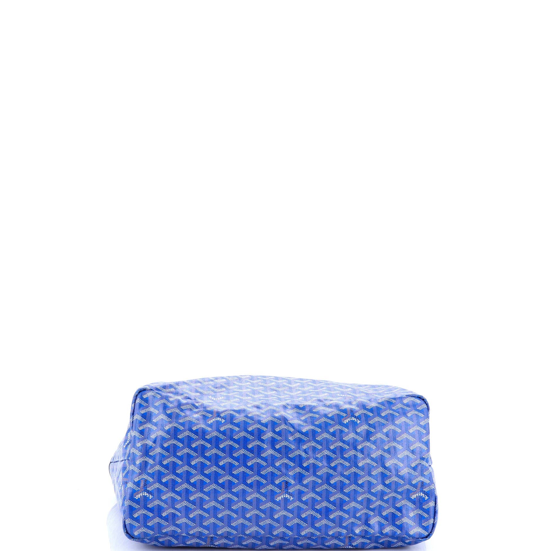 Pre-Owned Goyard Saint Louis Tote Coated Canvas GM, Alternate, color, Blue