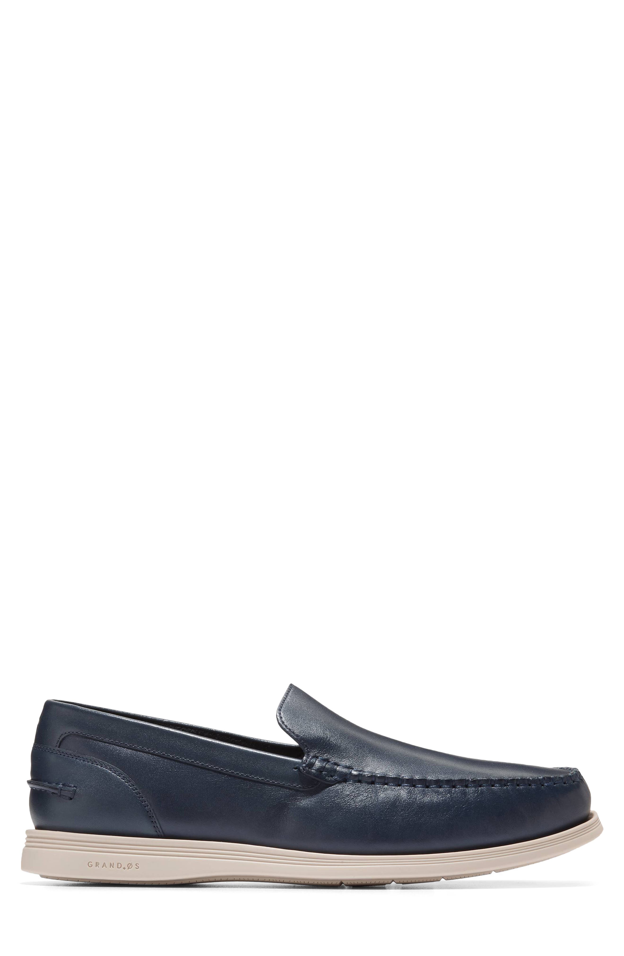 Cole Haan Harwich Venetian Loafer, Alternate, color, Navy Blazer Suede / Angora