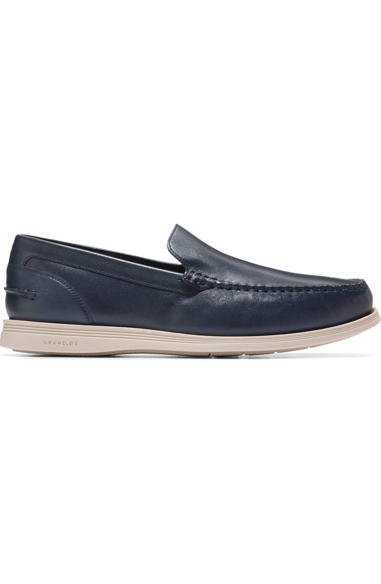 Cole Haan Harwich Venetian Loafer, Alternate, color, Navy Blazer Suede / Angora