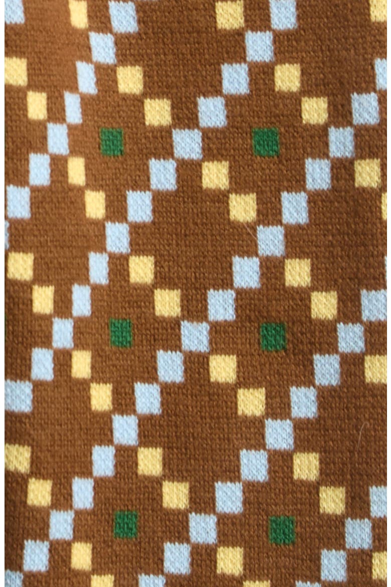 Kids' Pixel Cotton Pants, Alternate, color, DARK BROWN