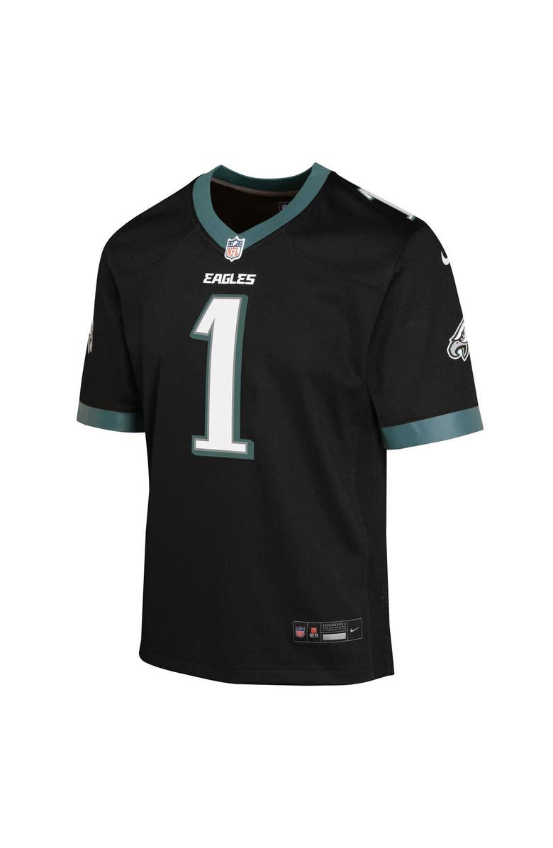 Nike Youth Nike Jalen Hurts Black Philadelphia Eagles Game Jersey, Alternate, color, Black
