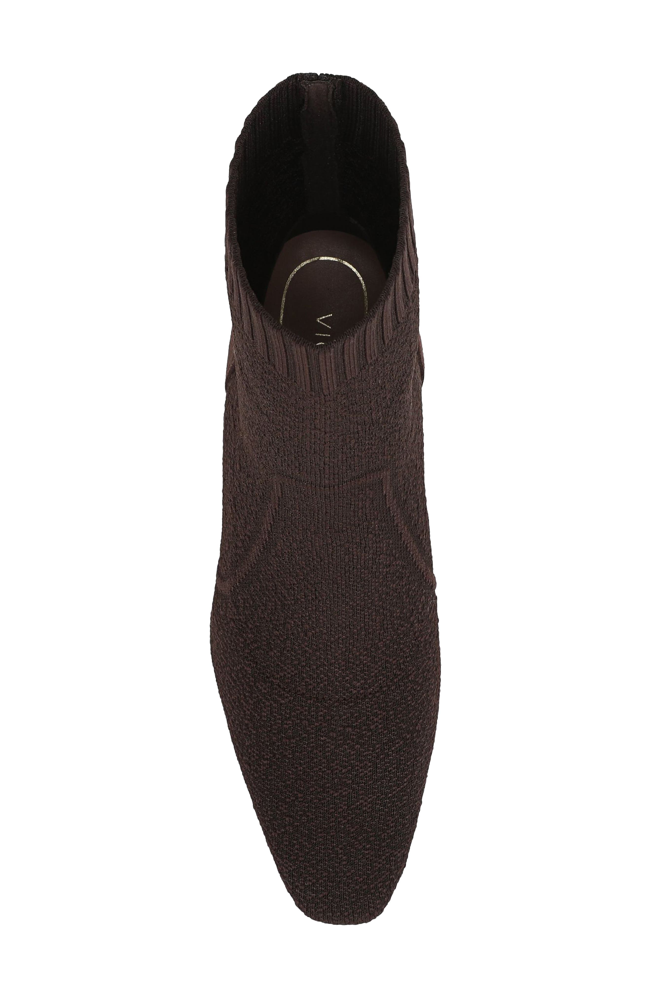 Saphielle Sock Bootie, Alternate, color, CHOCOLATE