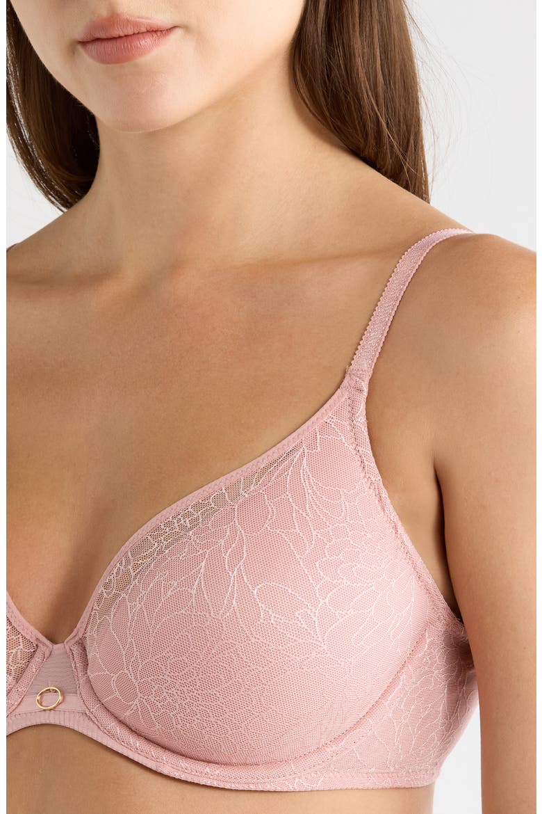 Belle Underwire Plunge Bra, Alternate, color, ROSE SABLE