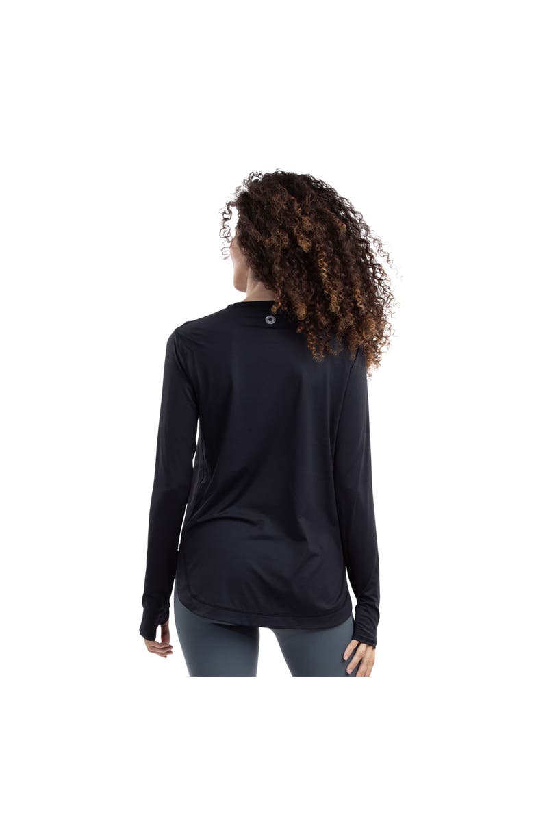 BloqUV Women's Scallop Top Relaxed, Alternate, color, Black