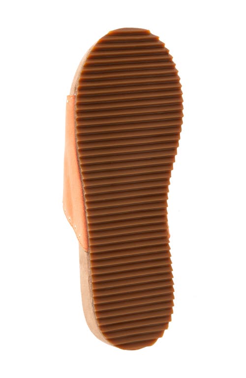 Revitalign Sofia Stud Slide Sandal In Orange