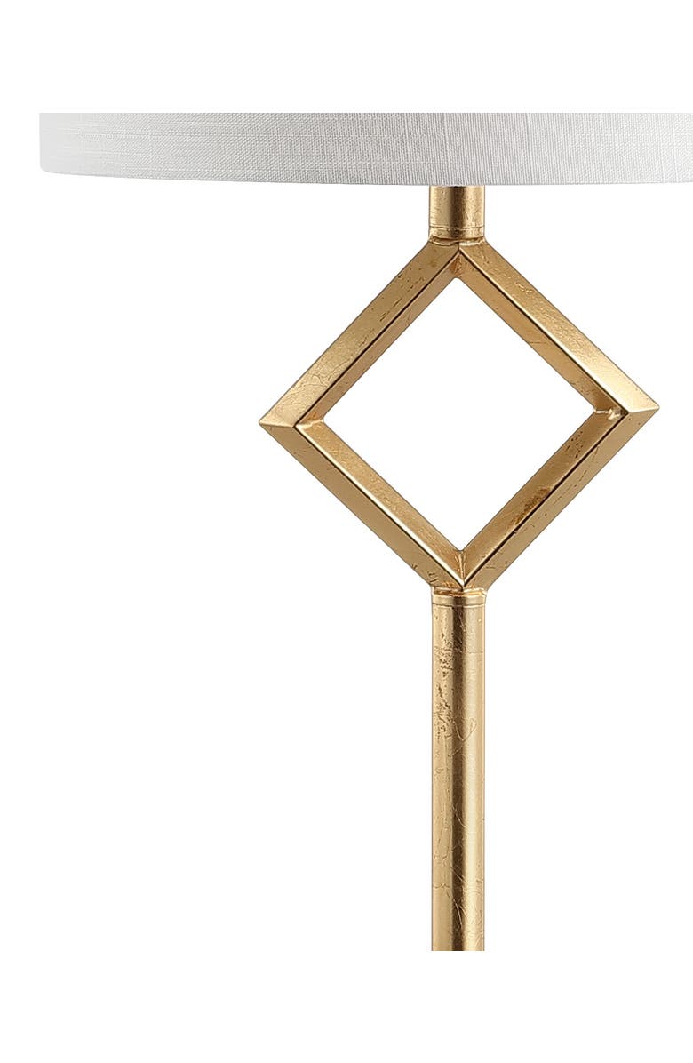 JONATHAN Y Juno Metal LED Floor Lamp, Alternate, color, Gold Leaf