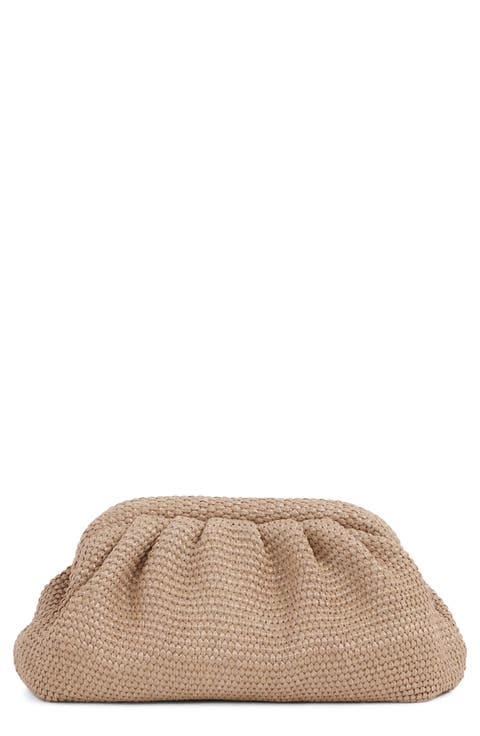 Gia Woven Clutch