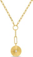 Bony Levy 18K Gold Cleo Diamond Drop Medallion Pendant Necklace (Online Trunk Show)