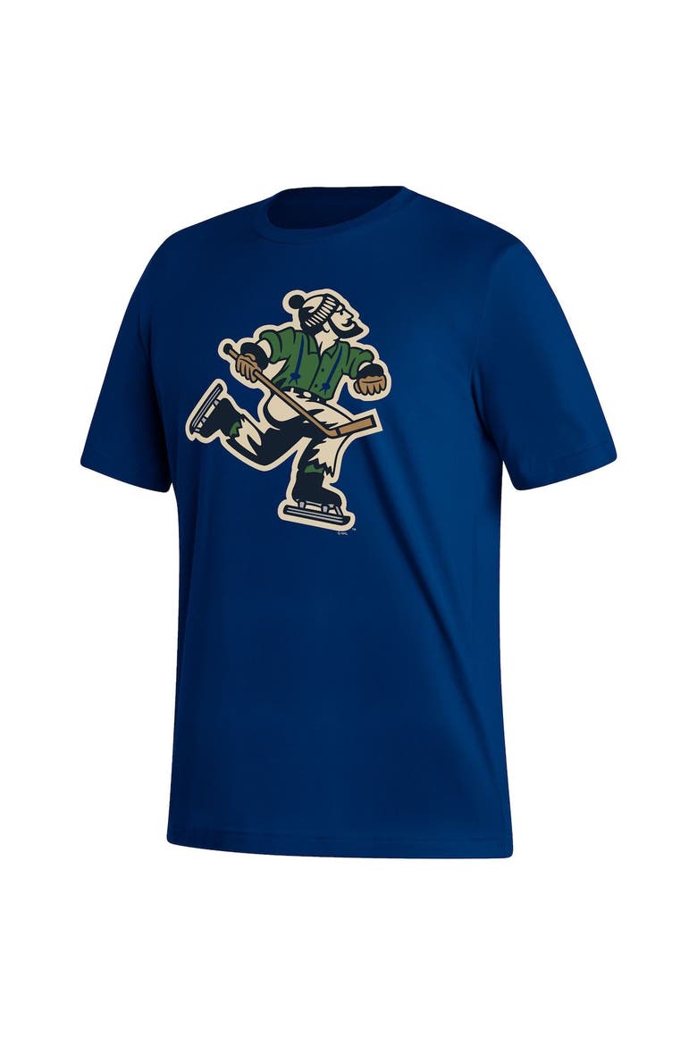 Men's adidas Elias Pettersson Navy Vancouver Canucks Reverse Retro 2.0 Name & Number T-Shirt, Alternate, color, Navy