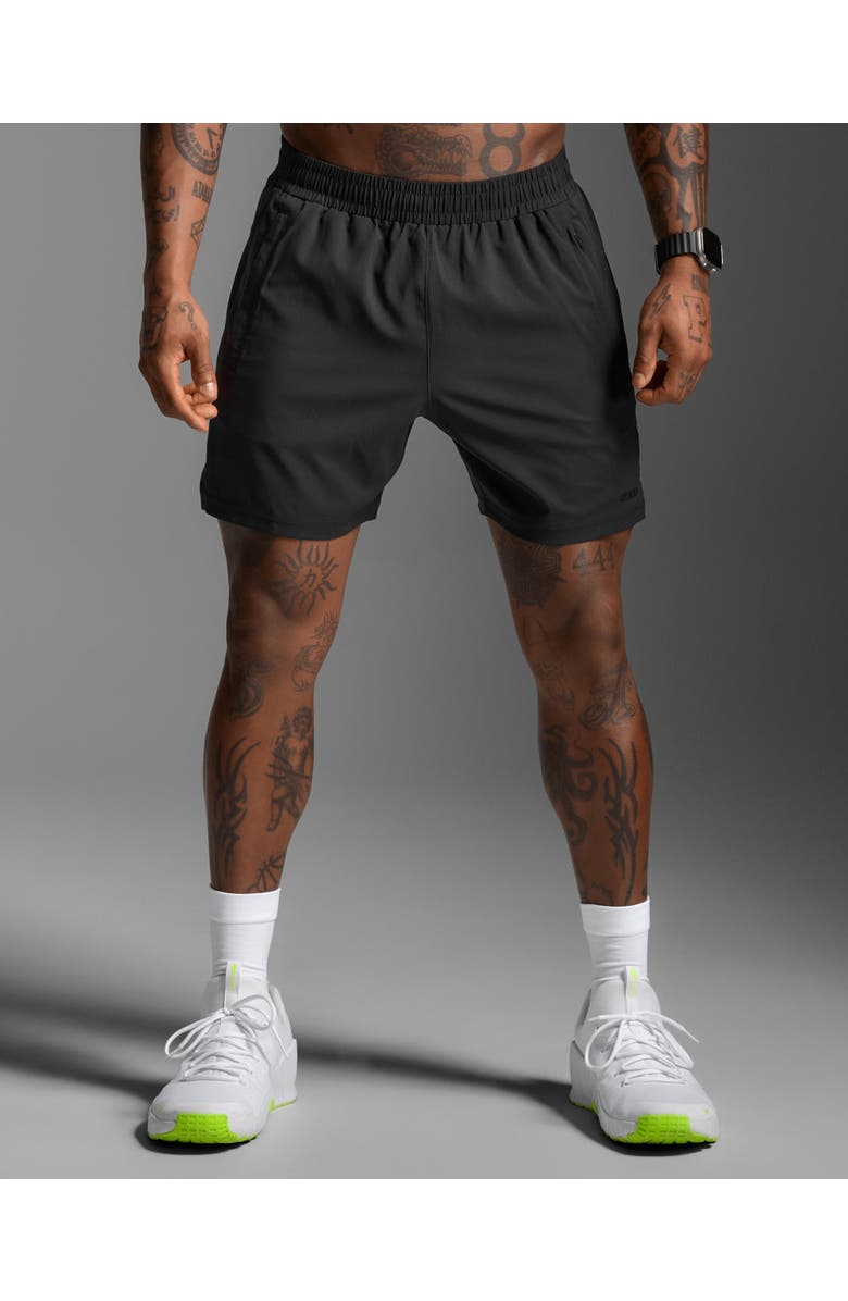 2XU Motion 5 Inch Shorts, Alternate, color, Black/Black