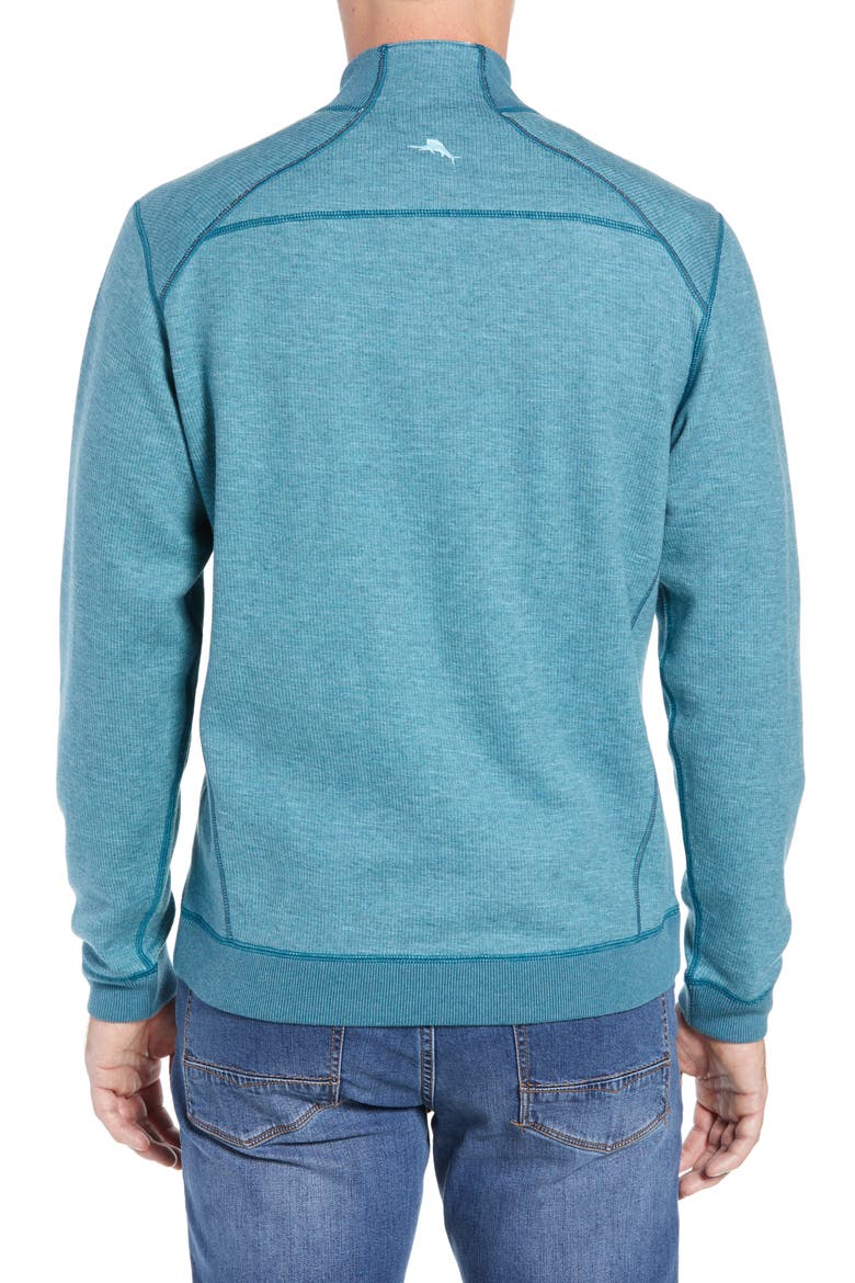 Flipsider Reversible Quarter-Zip Pullover, Alternate, color, SEAGROVE HEATHER
