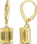 Julianna B. Gemstones Octagon Drop Earrings