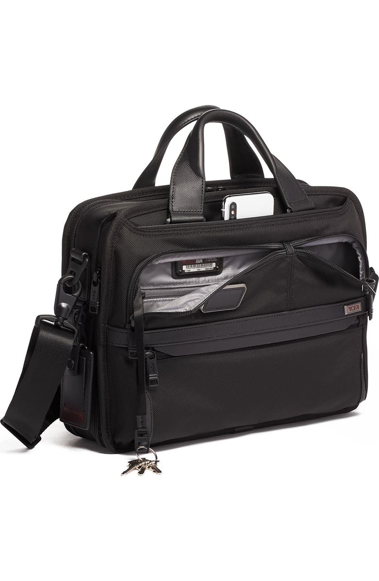 TUMI Alpha 3 Small Screen Expandable Laptop Briefcase, Alternate, color,
