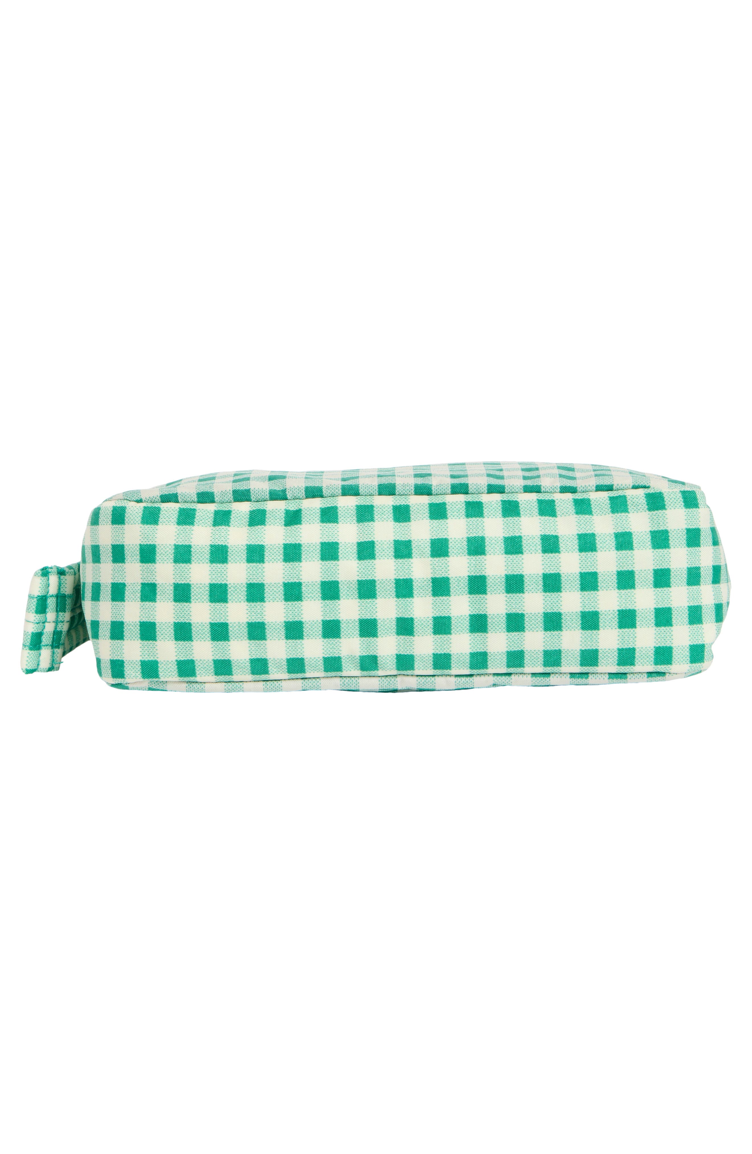 Baggu Recycled Nylon Shoulder Bag, Alternate, color, Green Gingham
