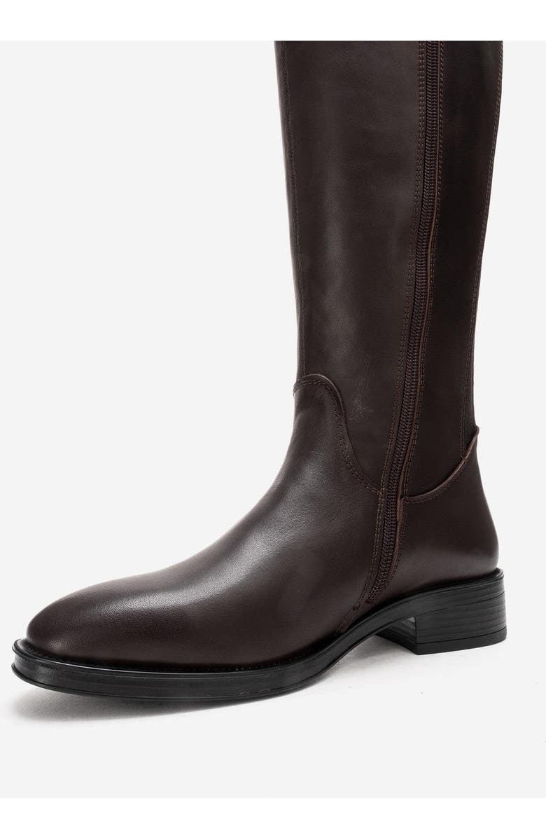 Forever & Always Shoes Ruiz Leather Knee High Boot, Alternate, color, Brown