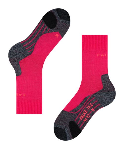 Falke Tk2 Explore Cool Hiking Socks In Pink