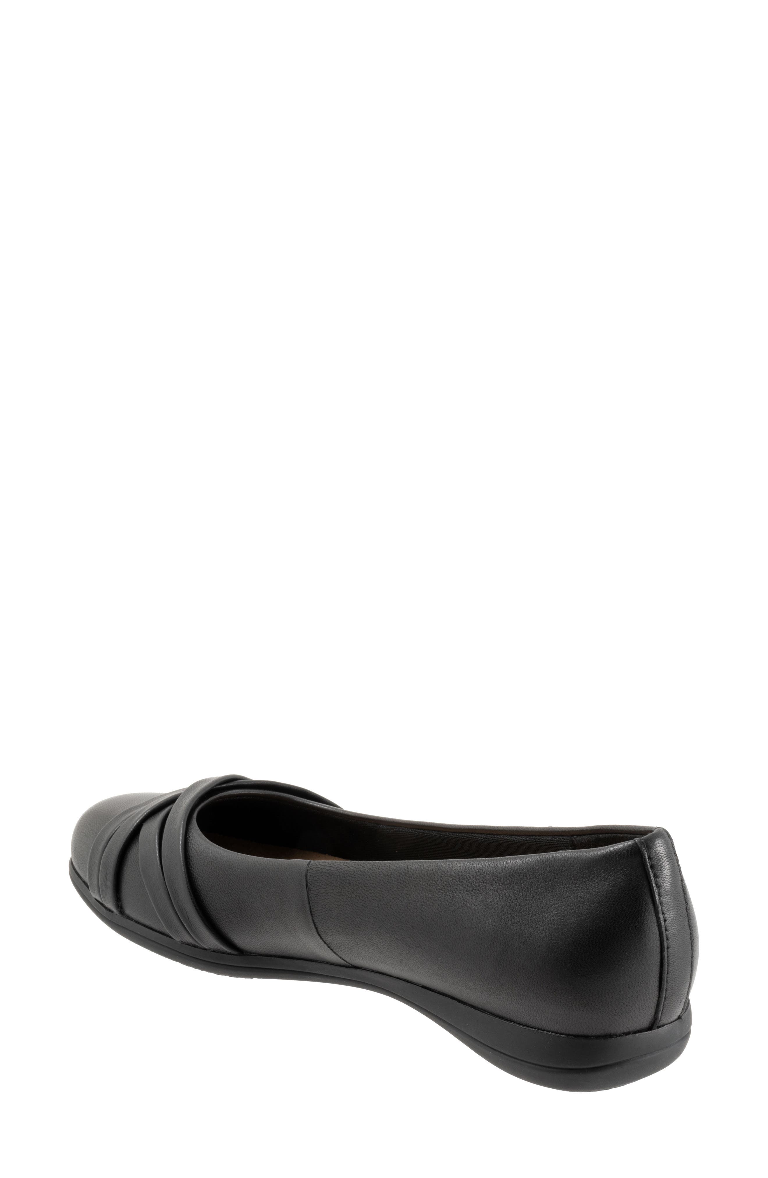 Trotters Daphne Flat, Alternate, color, Black