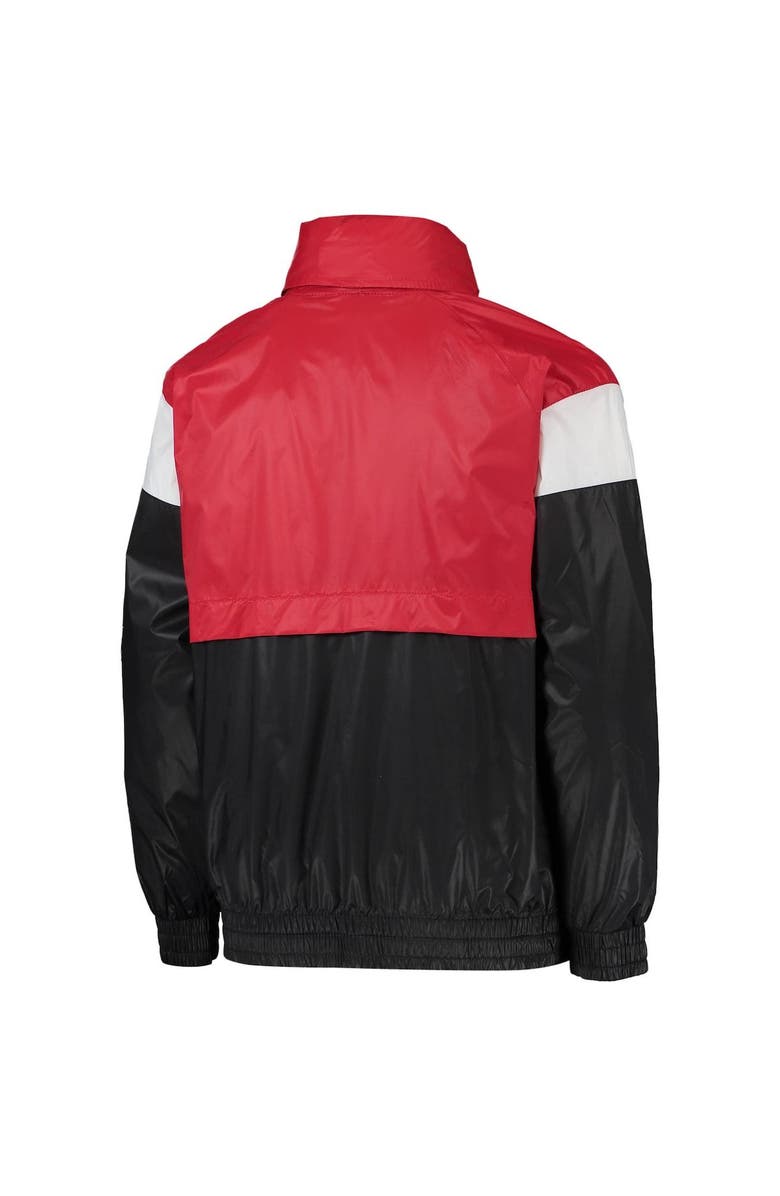 Outerstuff Youth Red/Black Detroit Red Wings Goal Line Full-Zip Hoodie Windbreaker Jacket, Alternate, color, 