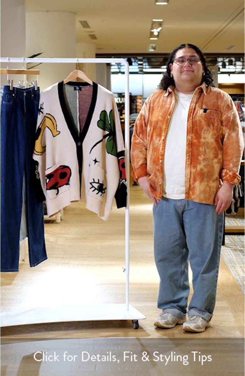 Lucky Clover Oversize Cardigan, sales video thumbnail