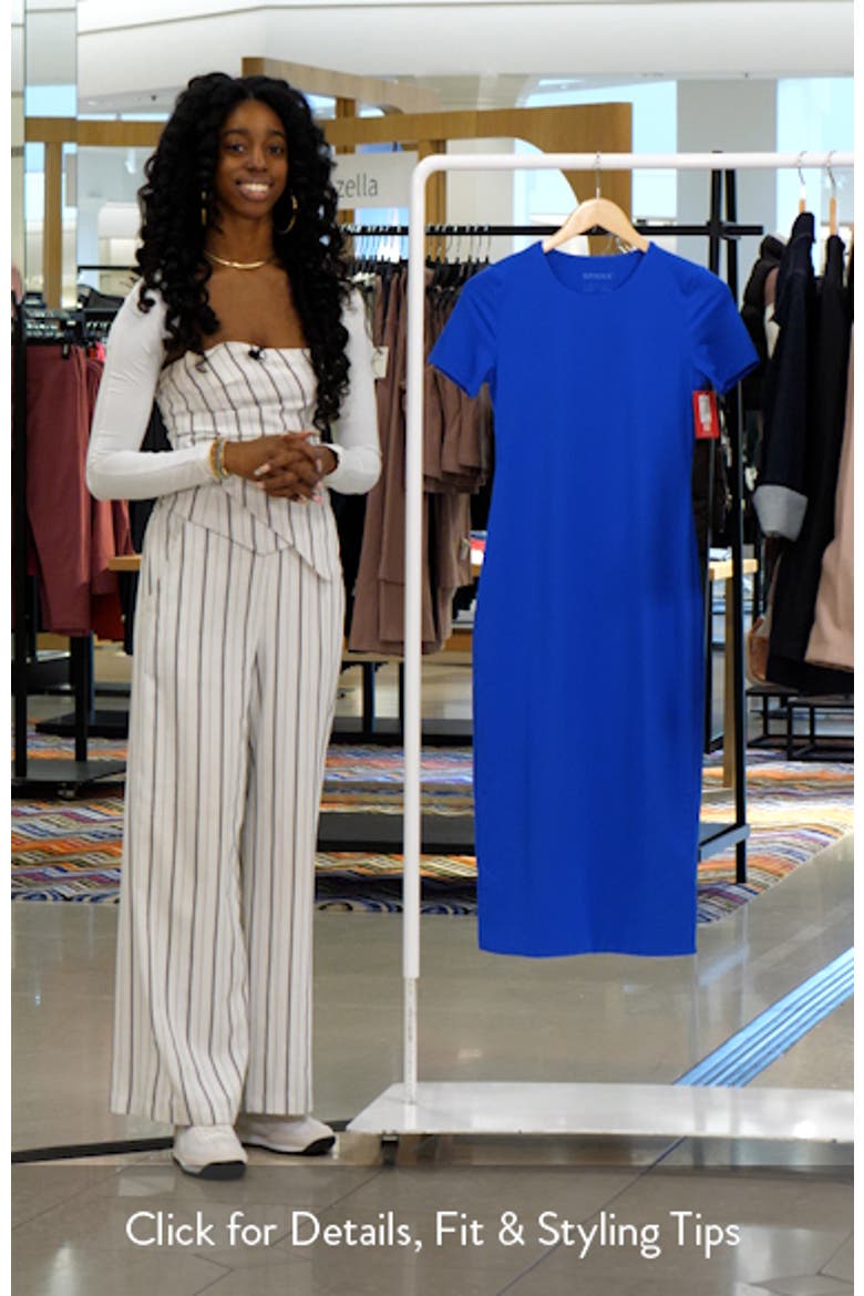 Ponte Crewneck Midi Dress video