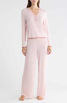 Laid Back Long Henley Pajamas