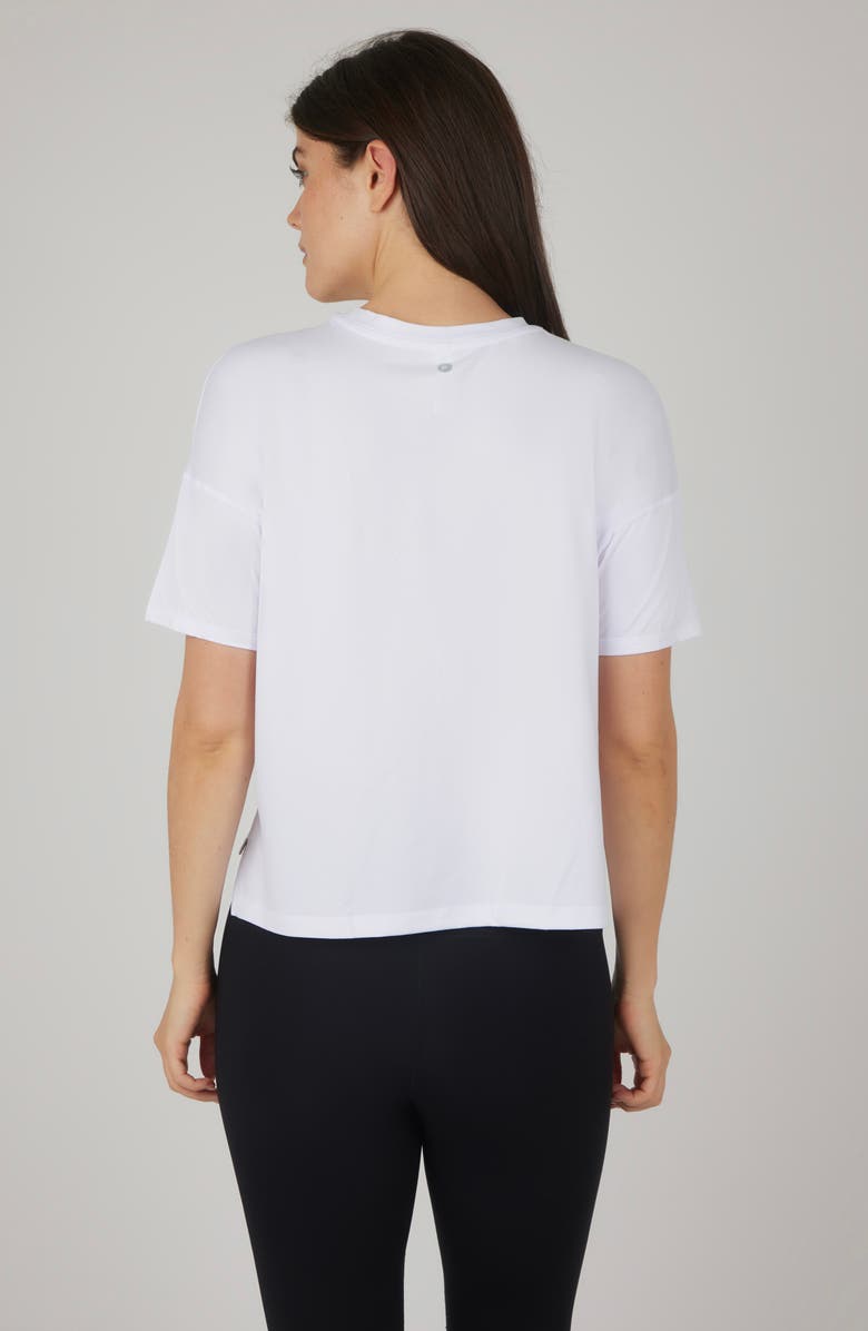 90 DEGREE BY REFLEX 2-Pack Deluxe High-Low Boxy Crop T-Shirts, Alternate, color, 