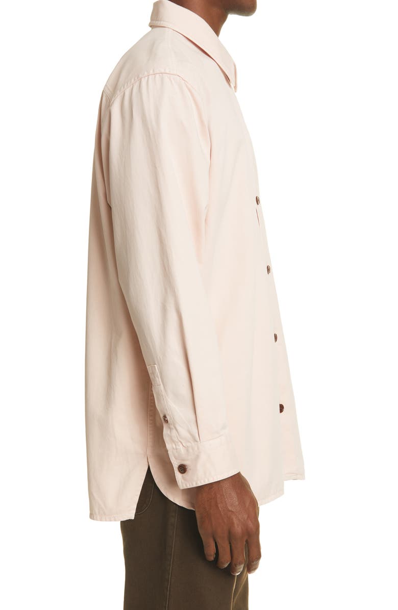 Acne Studios Houston Oversize Button-Up Shirt, Alternate, color, 