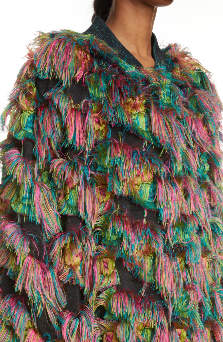 Dries Van Noten Vers Fringe Jacket, Alternate, color,