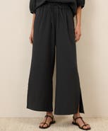 Pact Organic Cotton Coastal Double Gauze Split Hem Pant