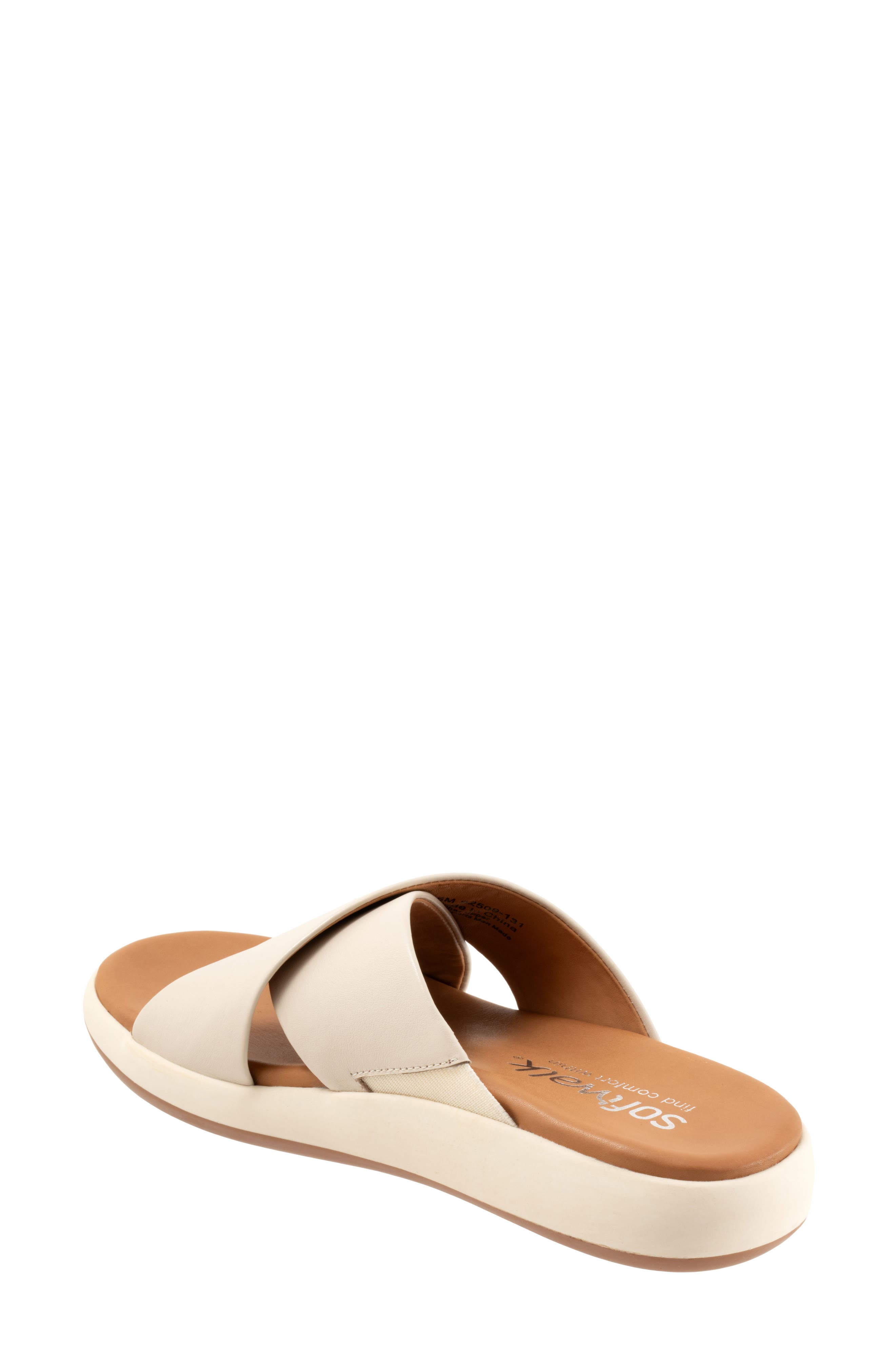 SoftWalk<sup>®</sup> Jesi Slide Sandal, Alternate, color, Ivory